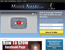 Tablet Screenshot of manieamari.com